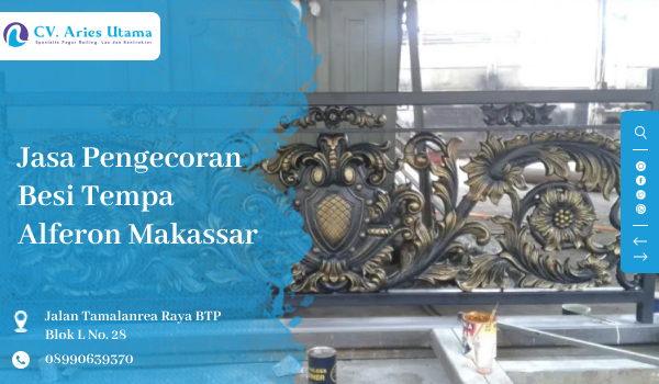 Jasa Pengecoran Besi Tempa Alferon Makassar